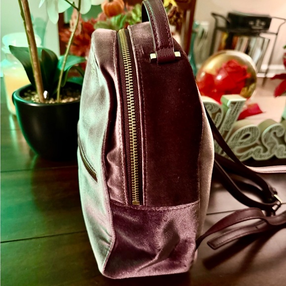 kate spade mini backpack sammi New York Grove Street Denim Poppy karat gold plated hardware Spice Things Up Camel Sammi
